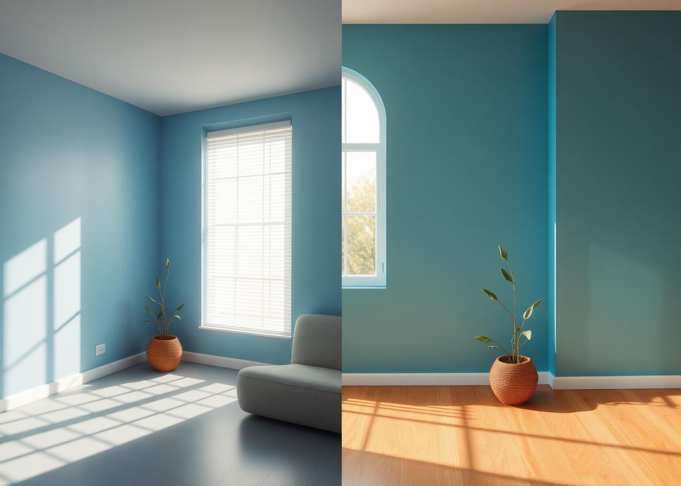 Warm and cool rooms energy efficiency